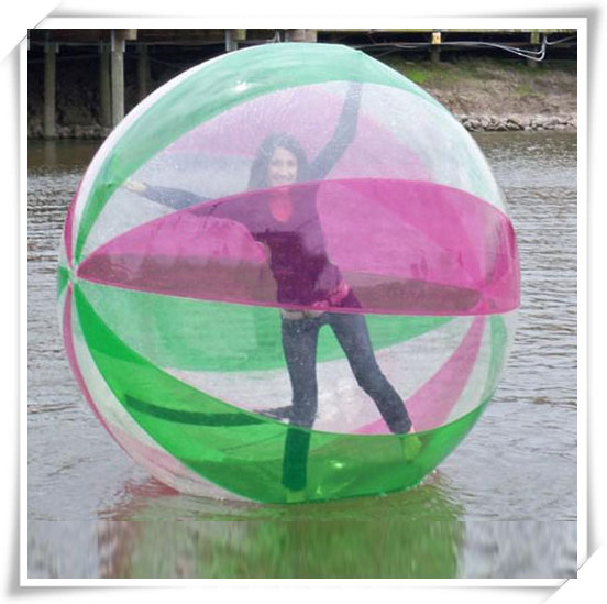 Funnest Walk on water ball Pink and Green inflatable water walking balls